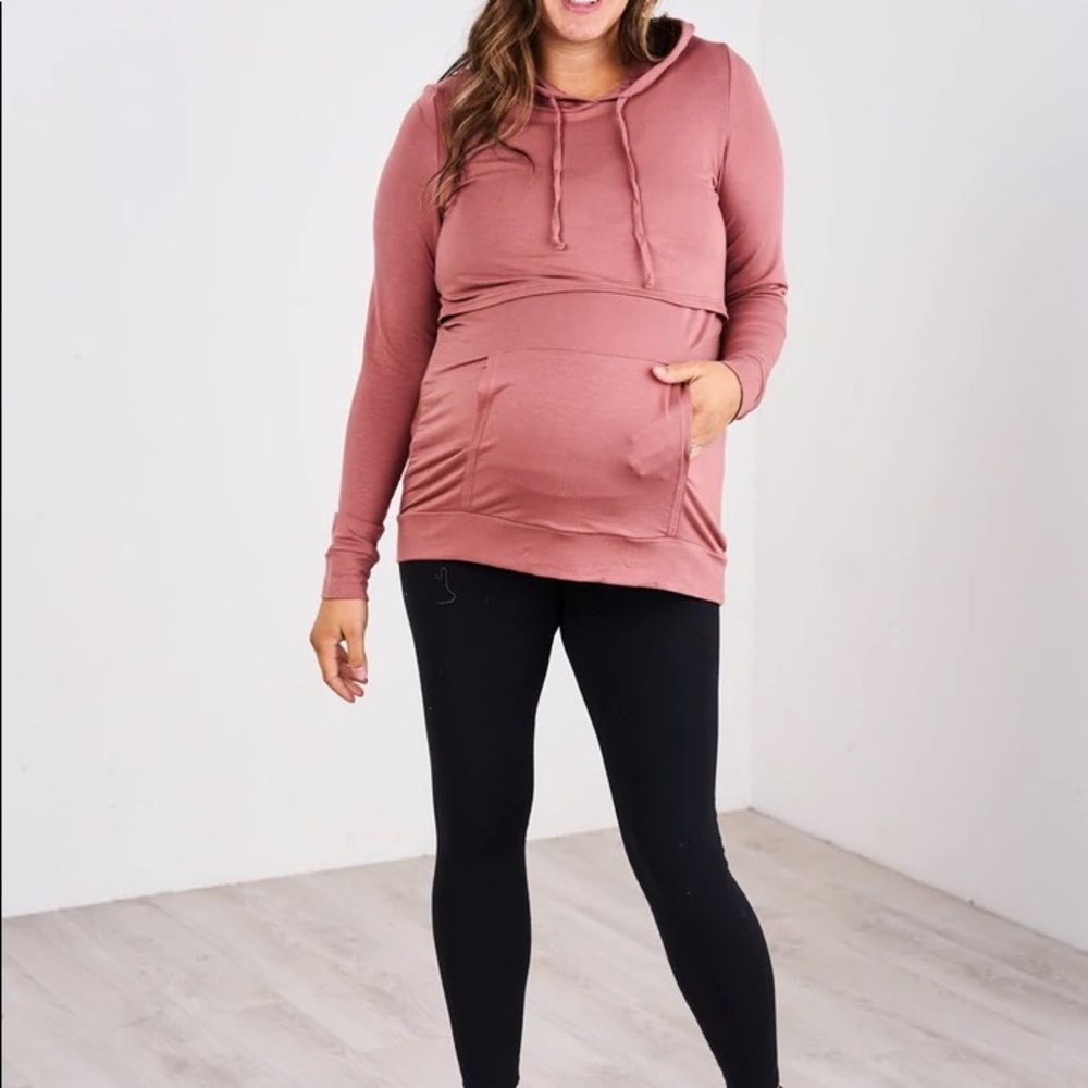Latched Mama Tunic Style Nursing sweater size S